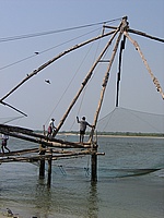 Chinesische Fischernetze in Kochi