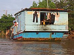 Hausboot auf dem Mekong